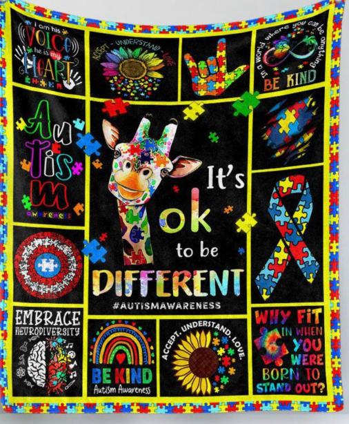 Autism Awareness Blanket